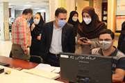 بازدید مدیر بیمارستان شریعتی از راه اندازی نرم افزار جدید اطلاعات بیمارستانی در اورژانس